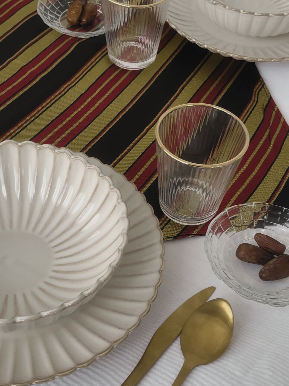 art textiles africains, élégance table africains