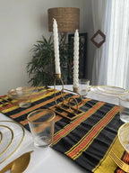 Chemin de table Berbère – Élégance artisanale et motifs inspirés de l'art berbère pour sublimer votre décoration